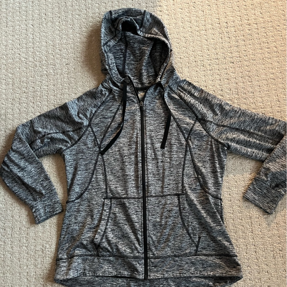 Merona zip front workout hoodie